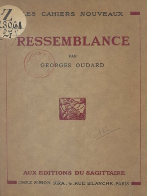 cover image of Ressemblance